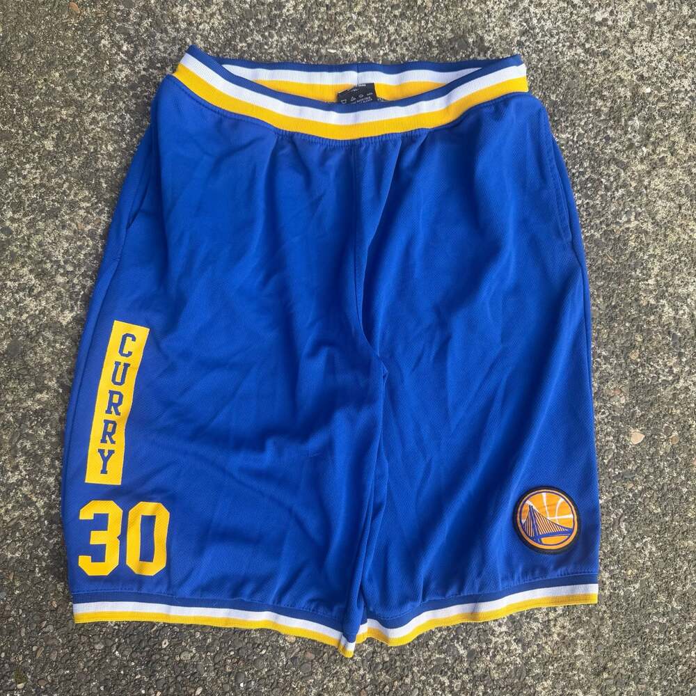 Under Armour Golden State Warriors Stephen Curry #30 Youth Basketball Shorts Siz